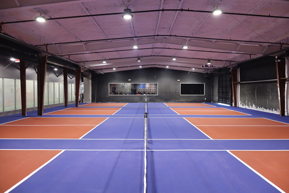 Austin Indoor Pickleball Court Construction by Aguilar Athletics